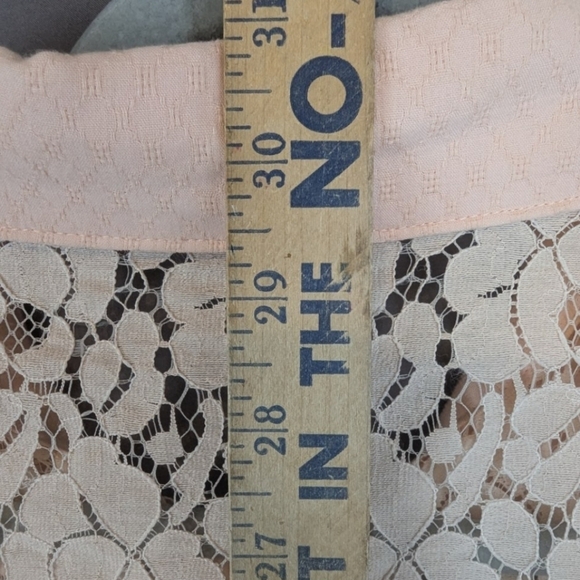 Soft Surroundings ombre size petite medium lace button down shirt - Picture 13 of 13